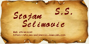 Stojan Selimović vizit kartica